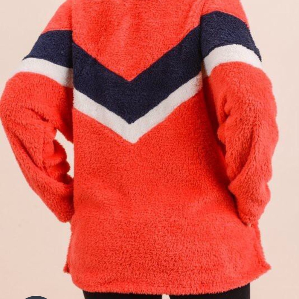 Colorblock Stripe Zip-Up Pullover Jacket - Picture 5 of 8